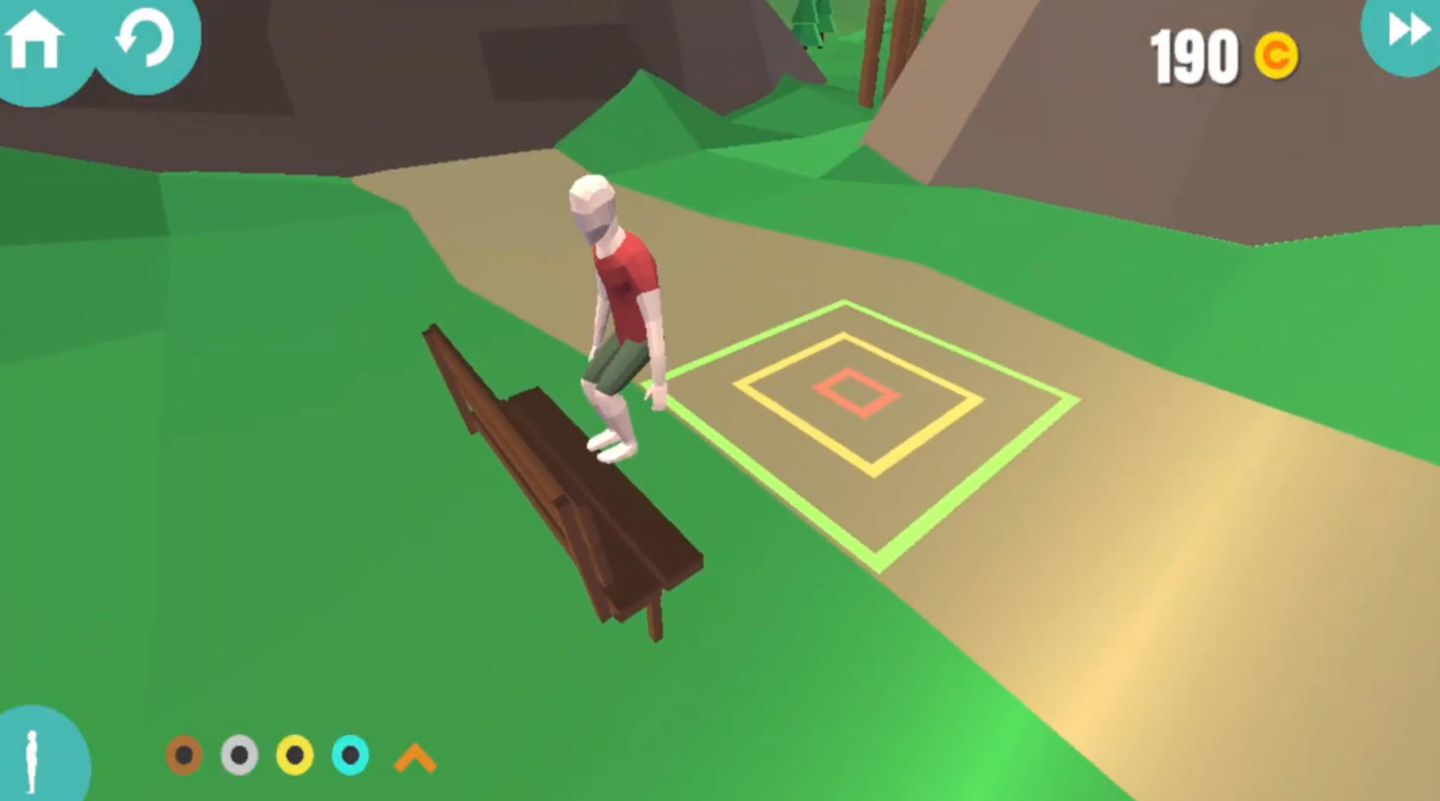 crazy flip 3d screenshot | play free online